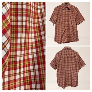 Y2K BILLABONG Plaid Skater Surf Grunge Indie Button Up